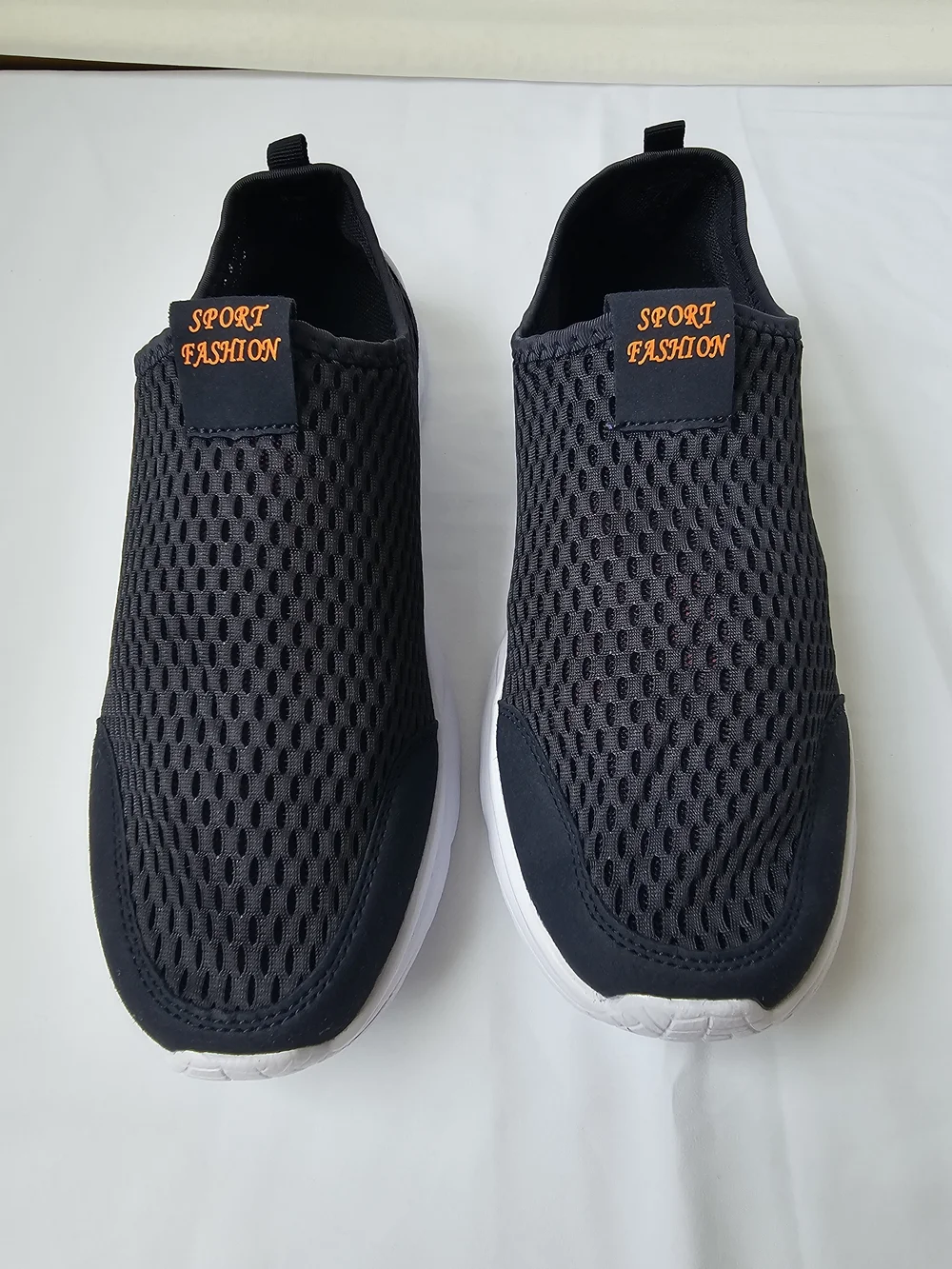 Men's Lightweight Breathable Mesh Slip-On Sneakers - Size 43 (US 9.5-10)